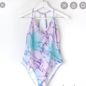 L.A. Hearts Pastel Marble Swimsuit